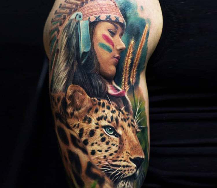 jaguar tattoo for women
