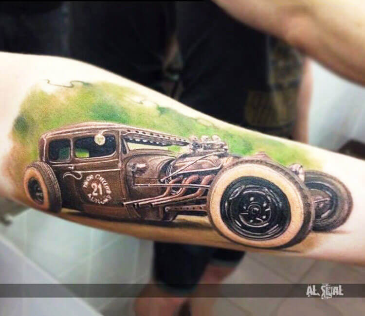 15 Mind-Blowing Car Tattoo Designs for Racing Fanatics