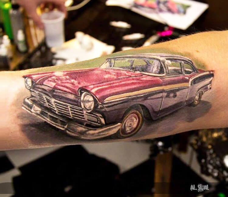 50 Car Tattoos  Designs Ideas  Inspiration  Tattoo Me Now