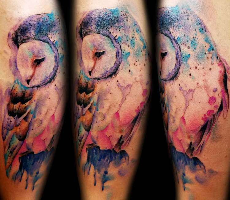 awesome barn owl tattoos