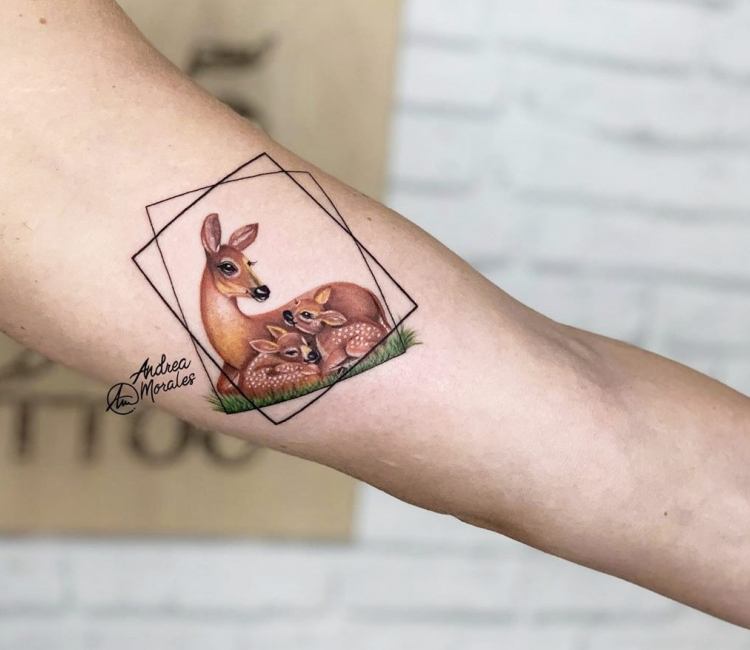 Deer Tattoo Meaning Ideas and Placement  neartattoos