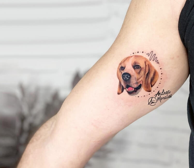 I Love Mom Tattoo Beagle Dog Lover Long Sleeve Shirt | TeeShirtPalace