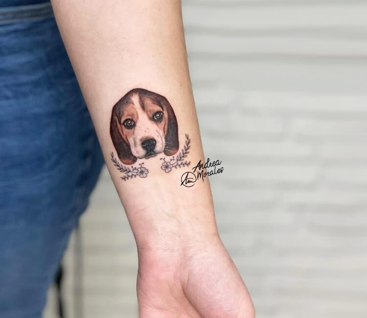 The Tattoo Shop New Delhi on Instagram Dog Portrait artistsaurav  thetattooshopnewdelhi pacificmalldelhi    dogtattoo tattoo dog  tattoos ink tattooartist inked