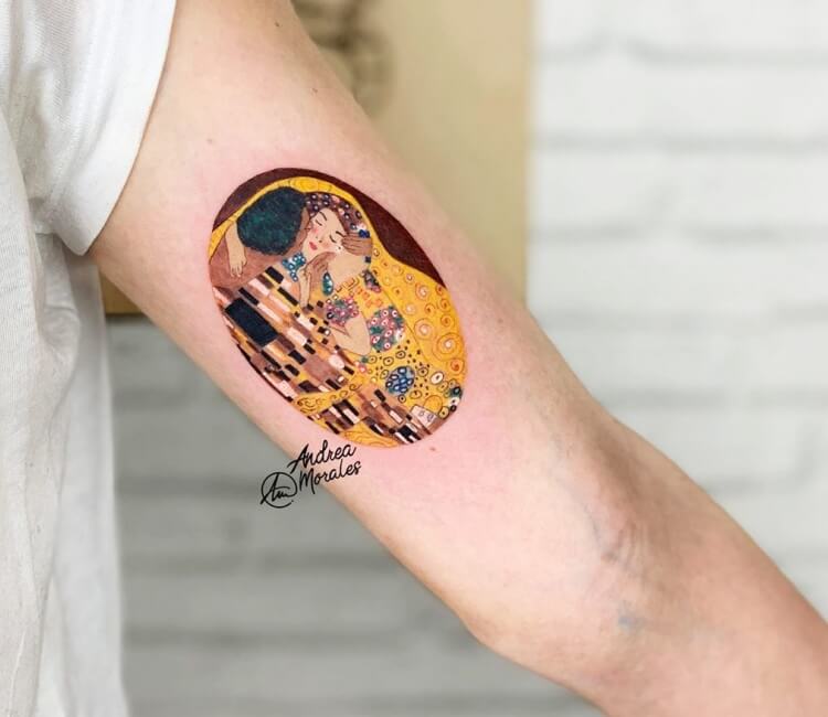 El beso tattoo by Andrea Morales