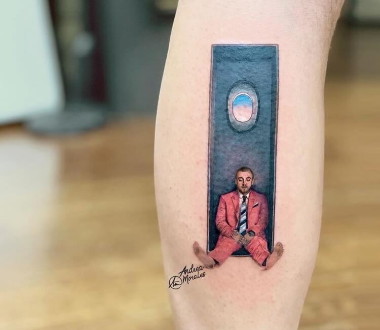 Mac Miller tattoo by Andrea Morales