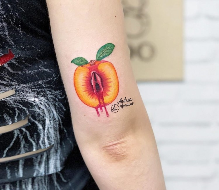 Peach Pussy tattoo by Andrea Morales  Post 29234