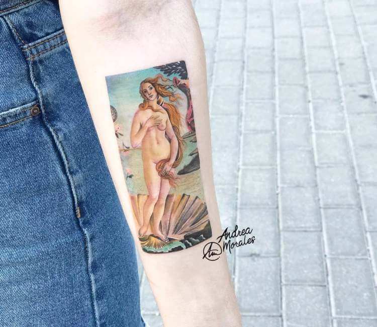 the birth of Venus and a little  Giraffe Stairs Tattoos  Facebook