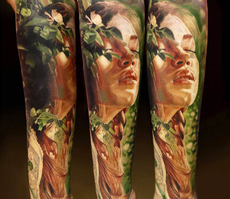 Andrey Kolbasin 8 Bottle Green Leaf Set — World Famous Tattoo Ink
