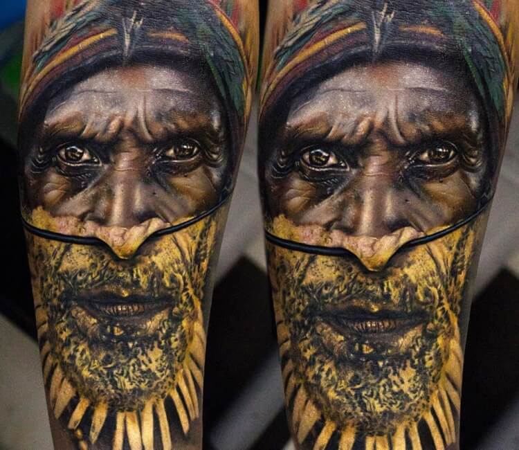 Aboriginal tattoo by Andrey Stepanov