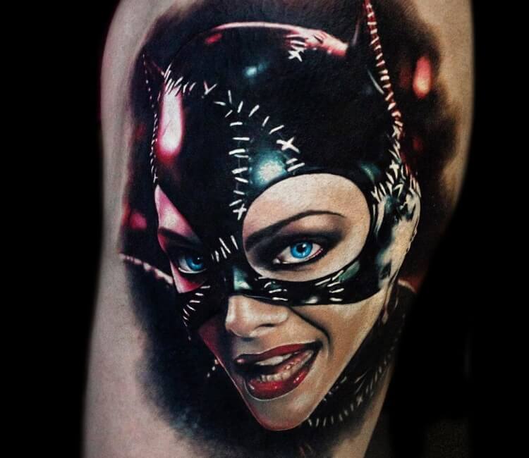 DC Comics Villains Get Tattooed On Ink Master Including A Killer Catwoman  And A Poor Poison Ivy  TIM HANLEY