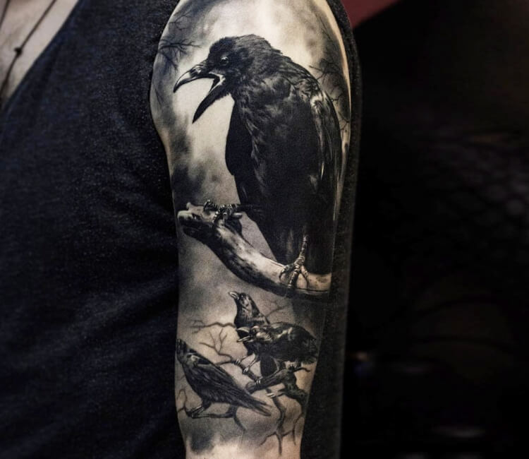 14 Crow Tattoo Designs That Will Inspire You To Be True To Yourself -  Cultura Colectiva