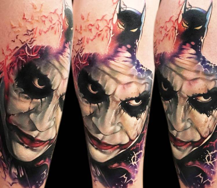 Batman Joker Tattoo by spellfire42489 on DeviantArt