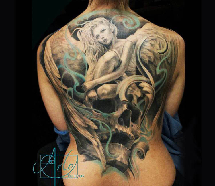 Best Back Tattoos Comment tattoos you'd like to see next #viral #tat... |  TikTok