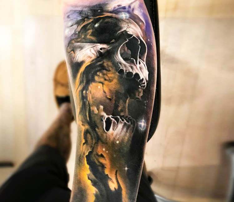 cat skull tattoo 🖤 | Emo Amino