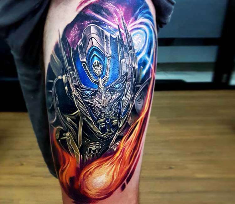 Optimus Prime  Transformer tattoo Tattoos with meaning Tattoos