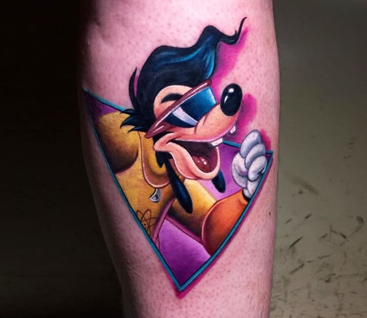 Goofy tattoo by Victor Zetall | Post 29154 | Cartoon character tattoos,  Tattoos, Disney tattoos