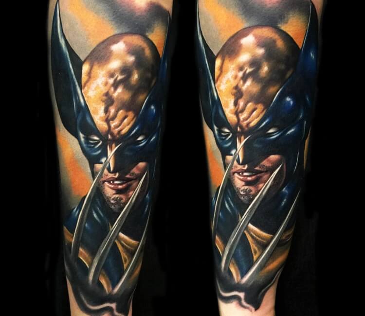 Wolverine tattoo by Audie Fulfer