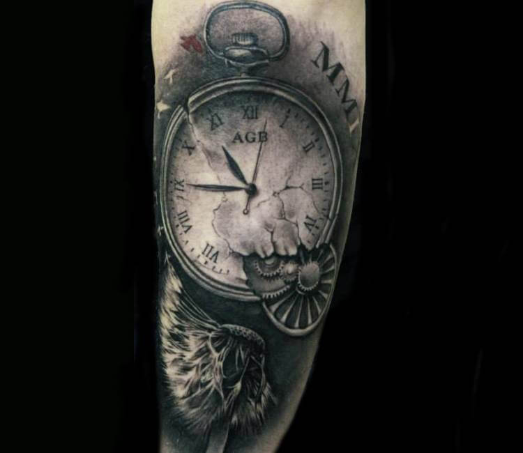 Pocket Watch Tattoos Designs, Ideas and Meaning - Tattoos For You