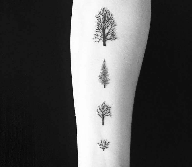 Trees tattoo by Balazs Bercsenyi | Post 18293