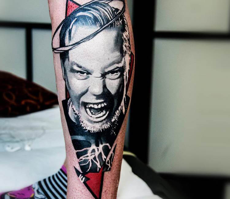 Metallicas James Hetfield Gets Tattoo To Mark New StraightEdged Life   Gigwise
