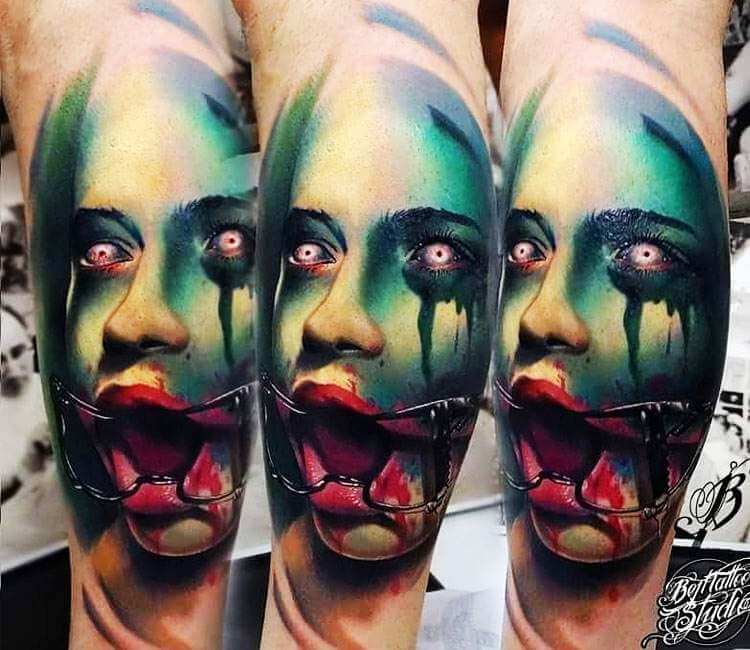 Fingers Hands and Screaming Face Graphic tattoo sleeve  Best Tattoo Ideas  Gallery