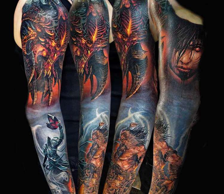 Diablo tattoo by Bekker Konstantin | Post 23803