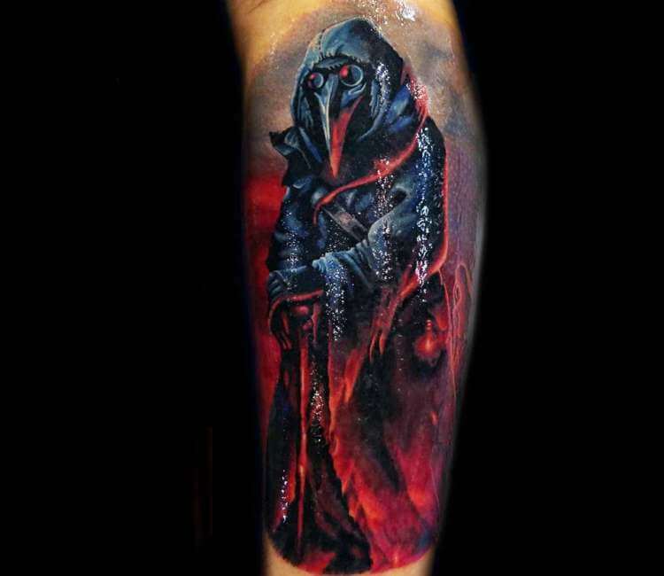 Meaning and symbolism of plague doctor tattoo