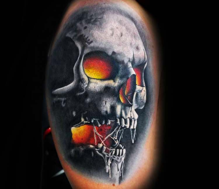 Oakland Raiders Skull Tattoos