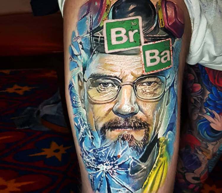 Heisenberg breaking bad Walter white tattoo by Lokesh  TattooNOW