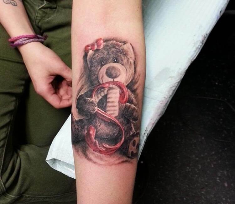 Tattoo bear | Bear tattoo designs, Bear tattoos, Bear tattoo