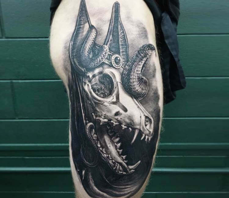 Animal Skull tattoo by Ben Kaye | Post 18629