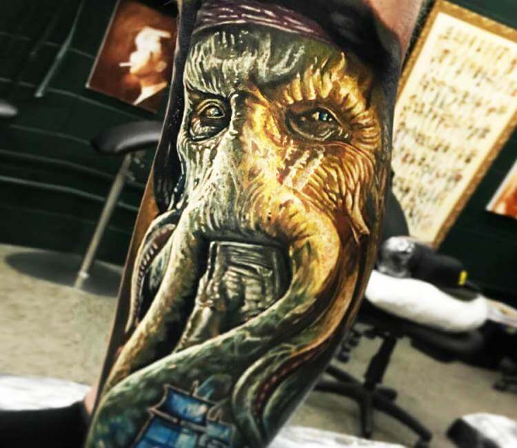 Davy Jones by Steve Phipps  Tattoos