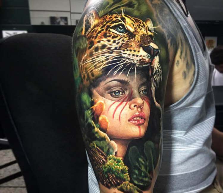 Loving My New Ink! 🖤🤎🖤 #Leopard #LeopardPrint #Tattoo #TattedMom #G... |  Leopard Print | TikTok