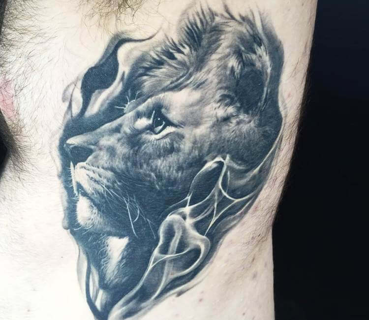 Lion tattoo by Ben Kaye | Post 18631