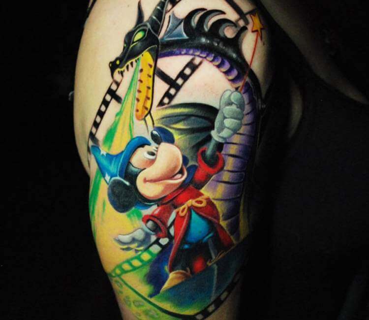 justinemurasky:sketchy-mickey-mouse-tattoo-mickey-mouse-mickey-tattoo -sketch-black-tattoo-disney-tattoo