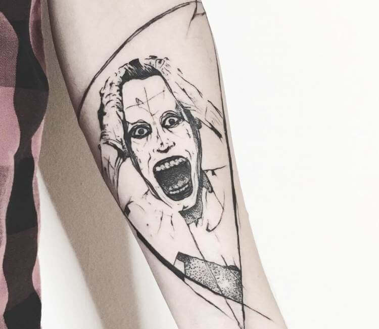 Jared Leto Joker Smile tattoo I just... - Tattoos By Banshee | Facebook