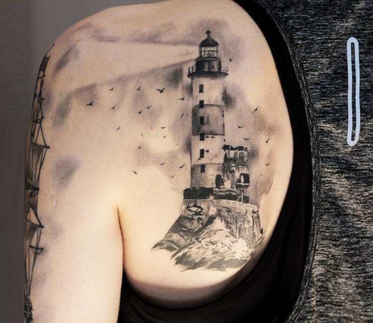 Lighthouse Ship half sleeve | Sleeve tattoos, Half sleeve tattoo, Tattoos | Lighthouse  tattoo, Ship tattoo sleeves, Nautical tattoo sleeve