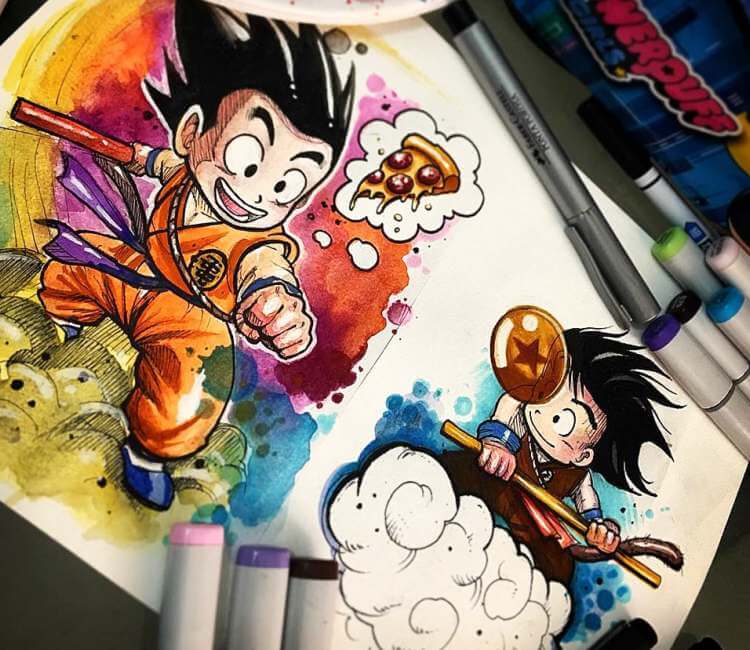 Dragon Ball Z Drawing By Brandon Bec Post