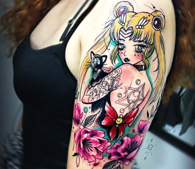 Top 50 Best Sailor Moon Tattoos  2021 Inspiration Guide