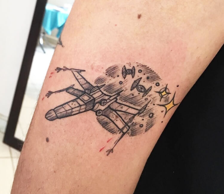Latest X wing fighter Tattoos  Find X wing fighter Tattoos