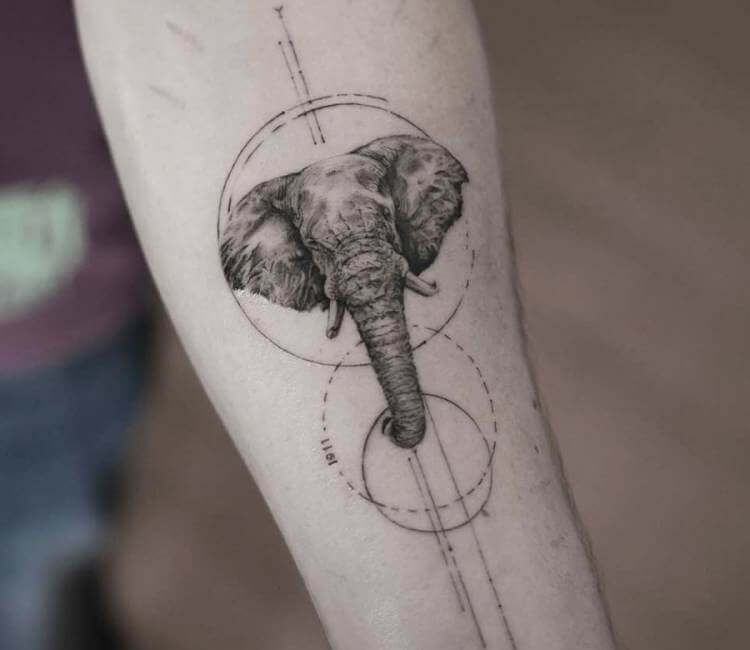 Elephant tattoo by Bro Studio | Photo 18793