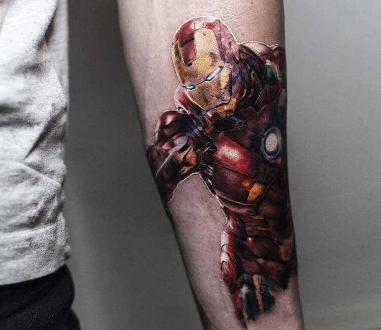 Iron Man by Ettore Bechis TattooNOW