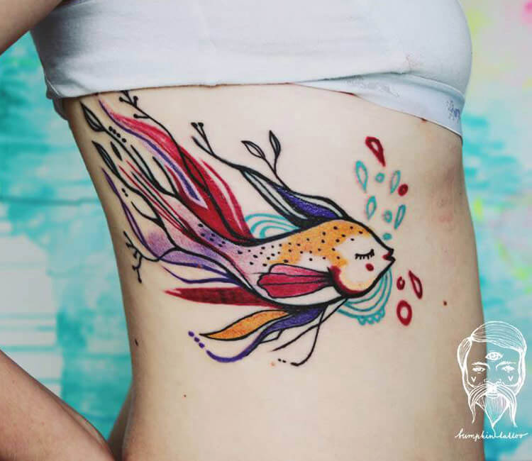 Fish tattoo by Bumpkin Tattoo | Post 13087