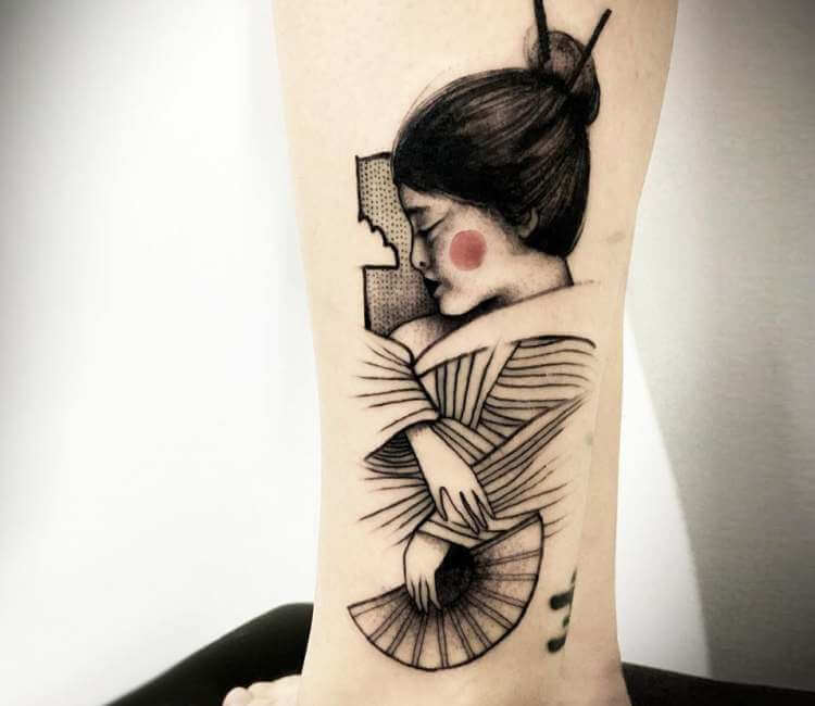 Geisha tattoo by Caio Miguel | Post 22167