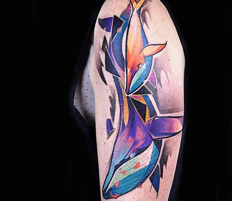 Chronic Ink Tattoo Shops - Geometric shark tattoo done by Zeke. #workproud  #wearproud | Facebook