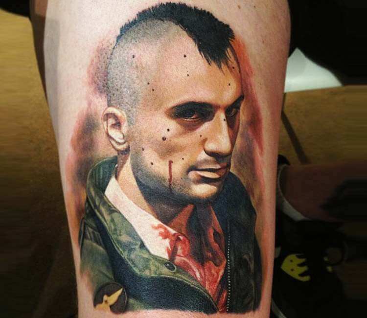 Taxi Driver tattoo by El Mago Tattoo