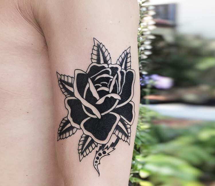 Black And Grey Rose – Erin M Creates