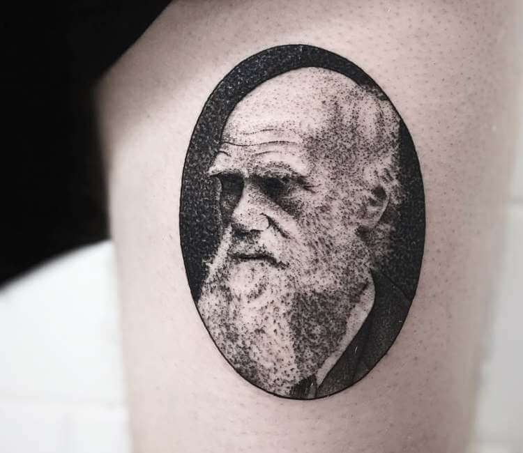 The Genealogical World of Phylogenetic Networks: Tattoo Monday XVI —  ambitious Darwin trees