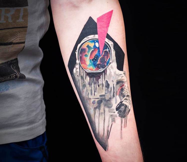 Cosmonaut Tattoo By Chris Rigoni Post