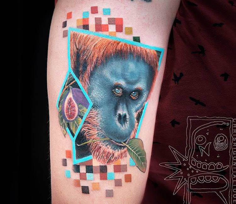 Orangutan tags tattoo ideas | World Tattoo Gallery